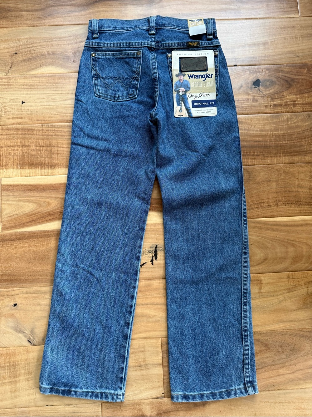 Wrangler Boy’s George Strait Cowboy Cut Collection Original Fit Blue Jeans